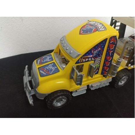 Машинка "Автовоз двухэтажный" 7060 хорошее состояние - фото 3