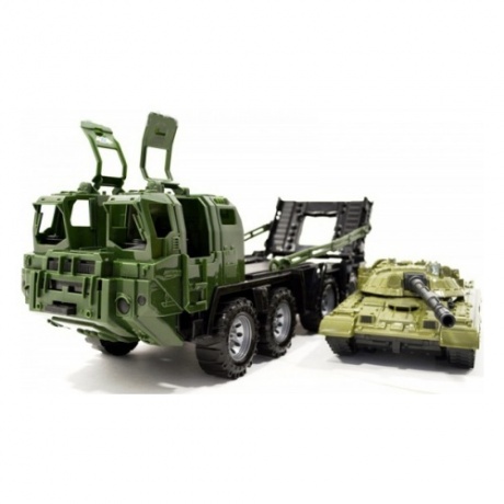 Военный тягач &quot;Щит&quot; с танком (камуфляж) - фото 5