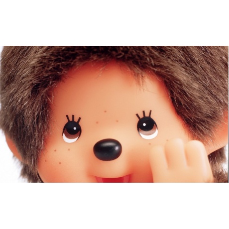 Мягкая игрушка Monchhichi 20 см мальчик в красном слюнявчике - фото 4
