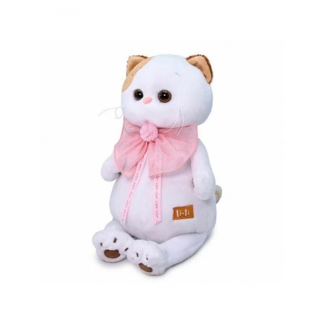 Мягкая игрушка BUDI BASA LK24-052 Ли-Ли с розовым бантом 24 см - фото 2
