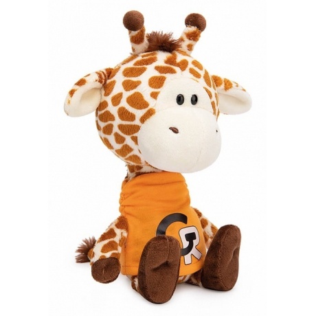 Мягкая игрушка BUDI BASA SA15-20 Жирафик Жан в оранжевой футболке - фото 2