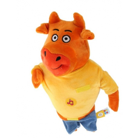 Мягкая игрушка Мульти-пульти "Оранжевая корова Папа" 30 см арт.V92752-23NS /24 - фото 6