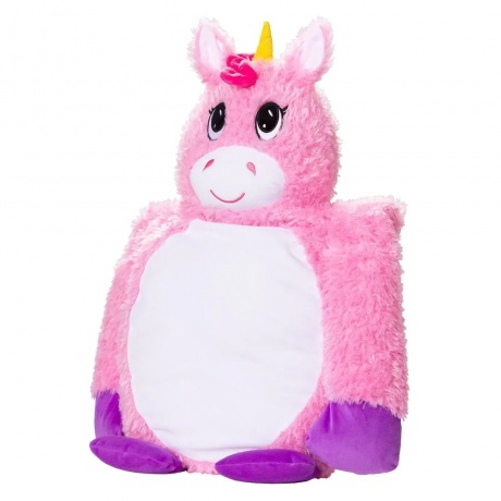 Мягконабивная игрушка -обнимашка антистресс  Little Big HUGS Розовый единорог - фото 2