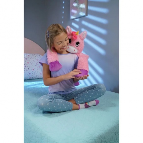Мягконабивная игрушка -обнимашка антистресс  Little Big HUGS Розовый единорог - фото 3