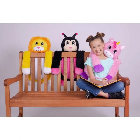 Мягконабивная игрушка -обнимашка антистресс  Little Big HUGS Розовый единорог - фото 4
