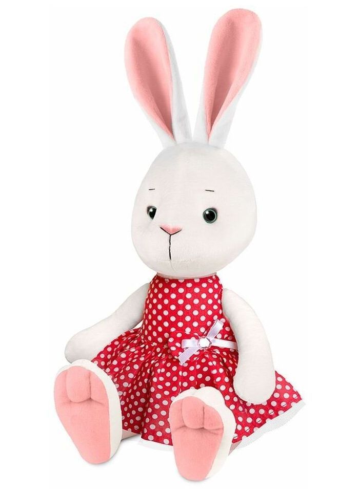 Мягкая игрушка Maxitoys Крольчиха Молли в Красном Платье, 25 см мягкая игрушка maxitoys luxury крольчиха молли в шубке 30 см