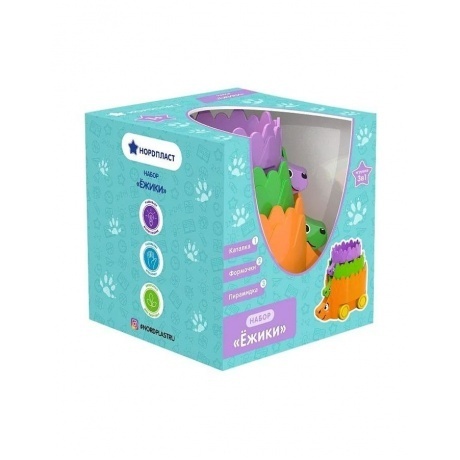 Набор игрушек на колесах "Ежики" 480558 - фото 4