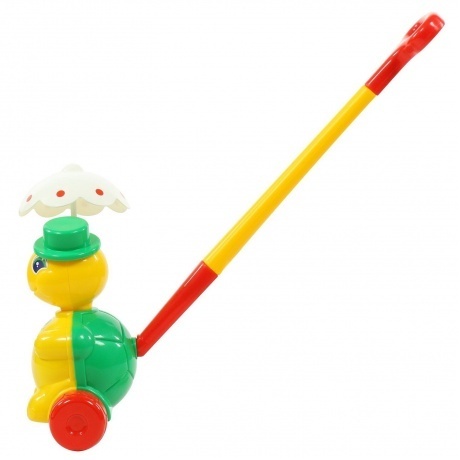 Черепашка-каталка "Тортила" с ручкой Полесье 3637 - фото 3