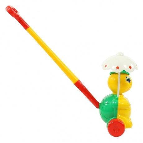 Черепашка-каталка "Тортила" с ручкой Полесье 3637 - фото 4