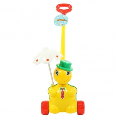 Черепашка-каталка "Тортила" с ручкой Полесье 3637 - фото 5