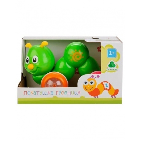 Игрушка-покатушка "Гусеница" Стеллар 01393 - фото 2