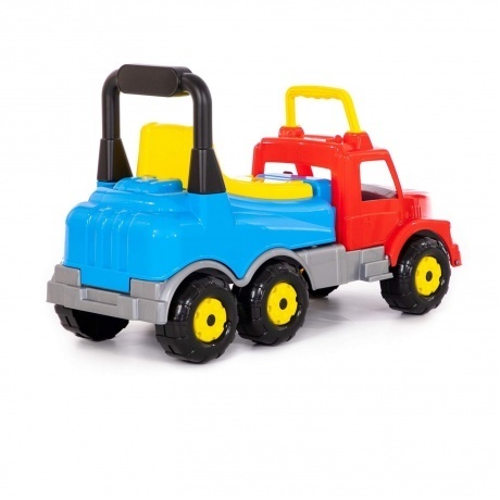 Каталка-автомобиль"Буран"№2(красно-голубая) Полесье 43801 - фото 4