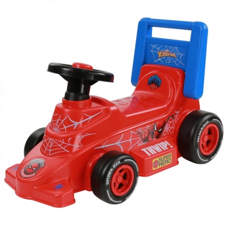 Автомобиль-каталка "Человек-паук" (в лотке) Полесье 70685 - фото 1