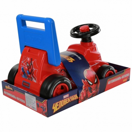 Автомобиль-каталка "Человек-паук" (в лотке) Полесье 70685 - фото 4