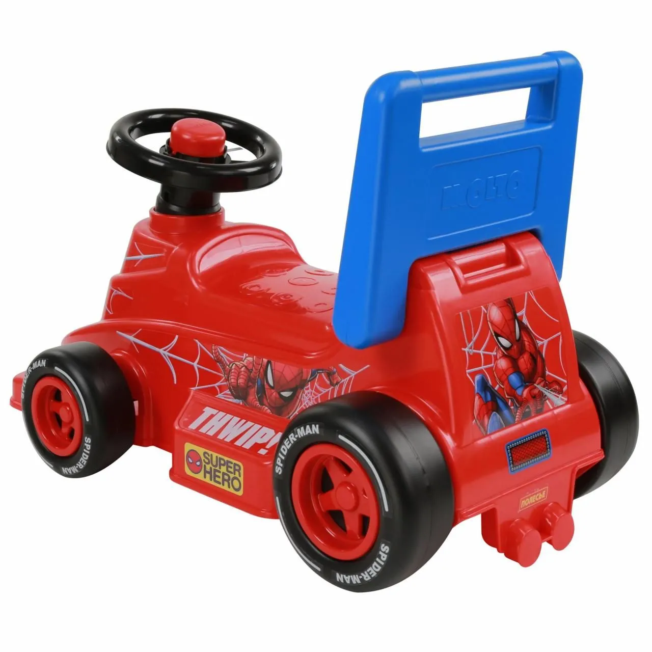 Автомобиль-каталка "Человек-паук" (в лотке) Полесье 70685 - фото 6