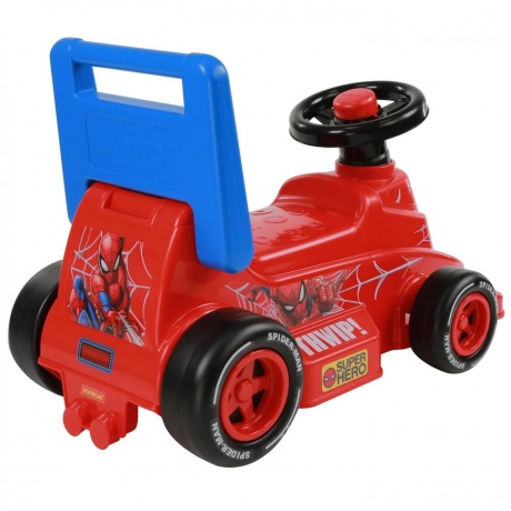 Автомобиль-каталка "Человек-паук" (в лотке) Полесье 70685 - фото 7