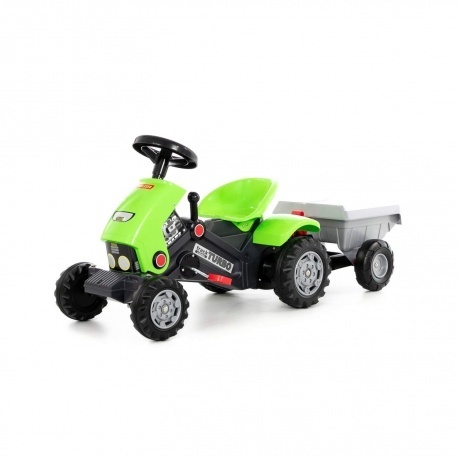 

Каталка-трактор с педалями "Turbo-2" с полуприцепом Полесье 52742