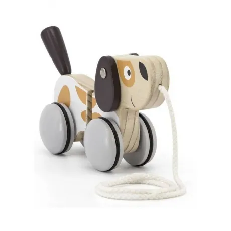 Каталка на веревке "Щенок" в коробке 44043