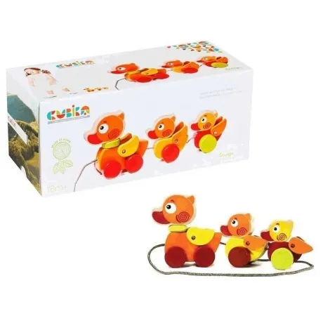 Каталка "Уточки" (3 шт.) CUBIKA.13722