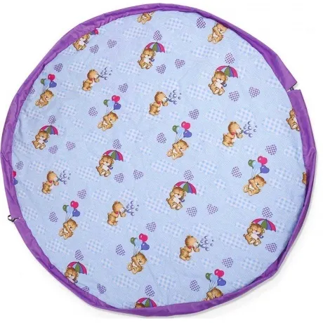 Коврик-матрац  Ника, универсальный, с медвежатами, диам., синтеп...