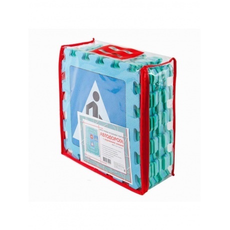 Коврик-пазл Нескучные игры "Автодорога" (12шт. 30х30) - фото 2