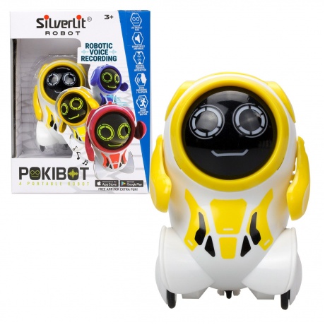 Робот Silverlit Покибот желтый круглый - фото 5