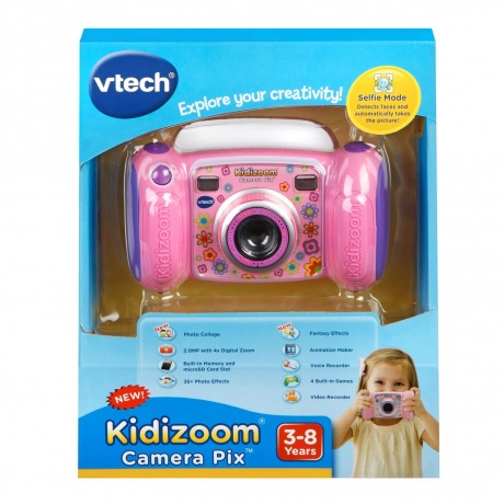 Фотоаппарат детский Vtech Kidizoom Pix 80-193650 Pink - фото 9