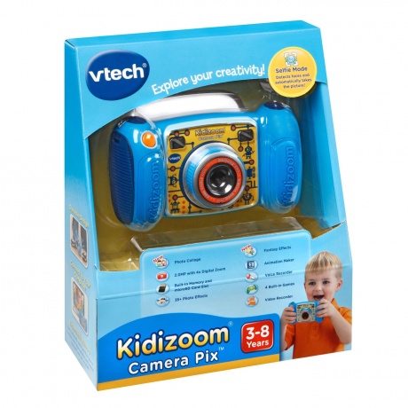 Фотоаппарат детский Vtech Kidizoom Pix 80-193600 Blue - фото 9