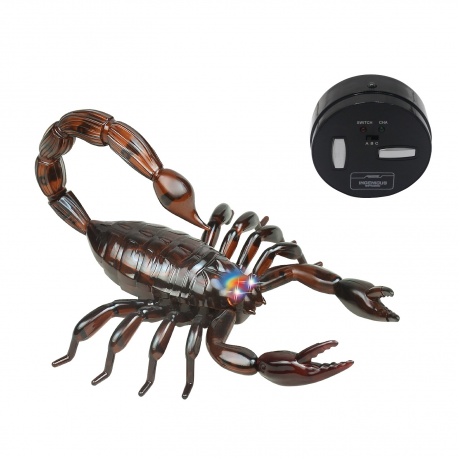 Игрушка интерактивная 1TOY Robo Life Робо-скорпион на ИК управлении (коричневый) - фото 2