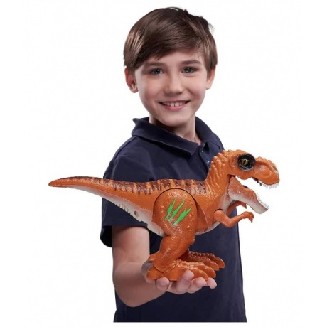 Игрушка Робо- Тираннозавр RoboAlive, оранжевый - фото 6
