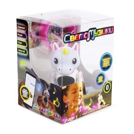 Интерактивная игрушка 1TOY "Светомузики" Единорог. - фото 5