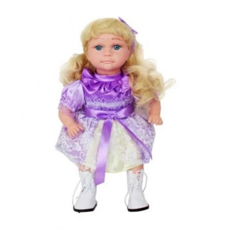 Интерактивная кукла &quot;Алё, Лёля!&quot; 25х14х50 см., блондинка с кудрявыми волосами, работает от батареек 3хАА 1,5В (не вкл.), кор. 22х12,5х45 см. - фото 2