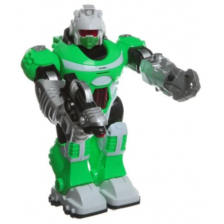 Робот Бласт на бат(свет,звук,движение)зеленый в коробке подвижные руки и голова ZYC-0752-2 - фото 1