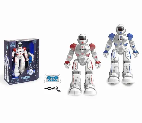 Робот на д/у (свет,звук) в коробке сенсорный датчик,движение р-р...