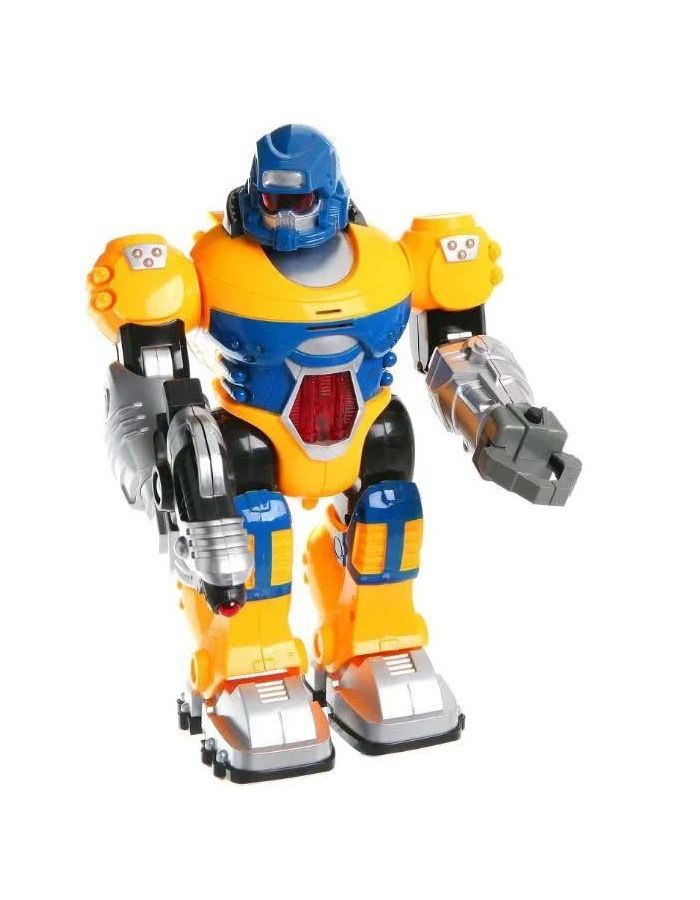 Робот Бласт на бат.(свет,звук,движение)сине-желтый в коробке подвижные руки и голова ZYC-0752-4
