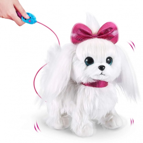 Интерактивная мягкая игрушка ZURU PETS ALIVE Собачка на поводке (на пульте управления) со звуковыми эффектами, 9531 - фото 8