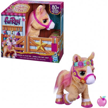 Интерактивная игрушка Hasbro FurReal Friends Buzz Pets - Моя стильная пони CINNAMON F43955L0 - фото 1