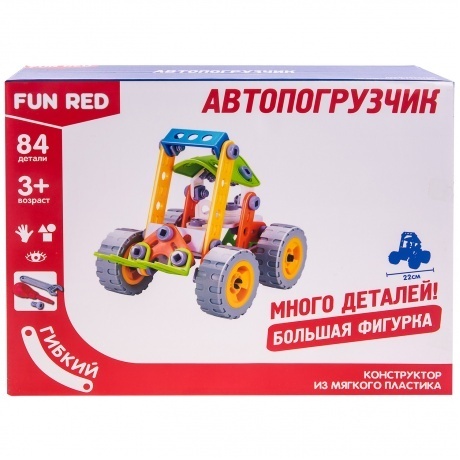 

Конструктор гибкий Fun Red Автопогрузчик 84 детали