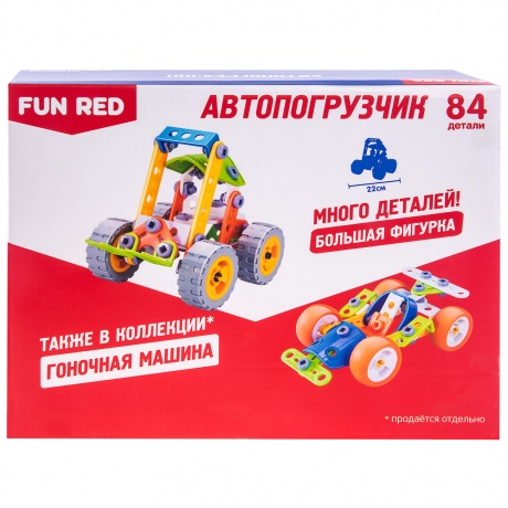 Конструктор гибкий Fun Red Автопогрузчик 84 детали - фото 2
