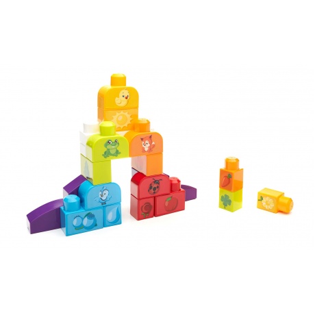 Конструктор Mattel Fisher-Price Mega Bloks Изучаем цвета DXH33 - фото 3