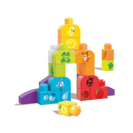 Конструктор Mattel Fisher-Price Mega Bloks Изучаем цвета DXH33 - фото 5