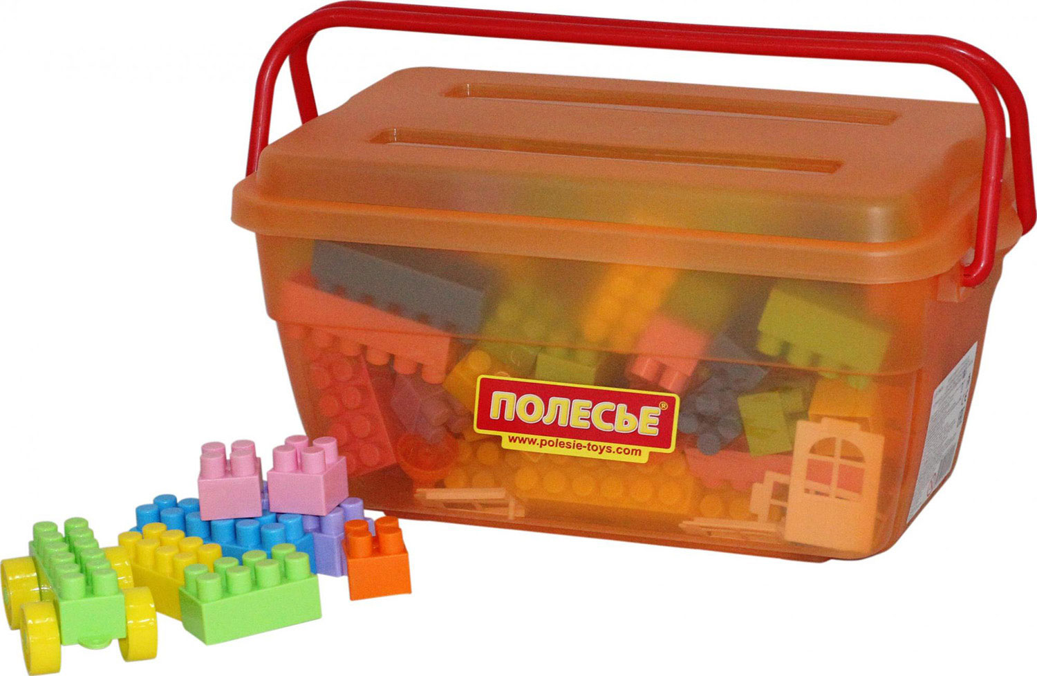 

Конструктор Полесье Строитель 124 деталей