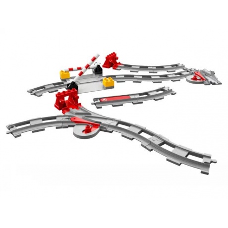 Конструктор LEGO Duplo Рельсы и стрелки - фото 7