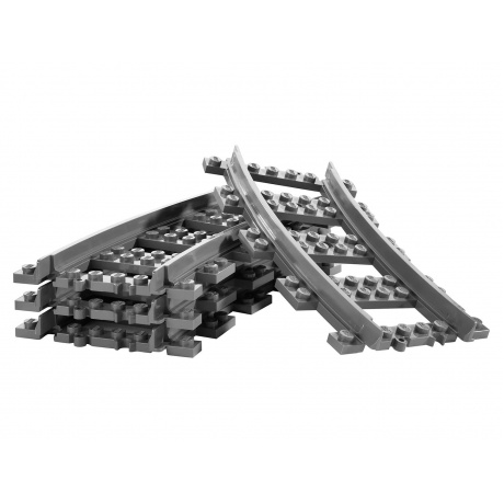 Конструктор LEGO City Дополнительные элементы для поезда 8 деталей - фото 4