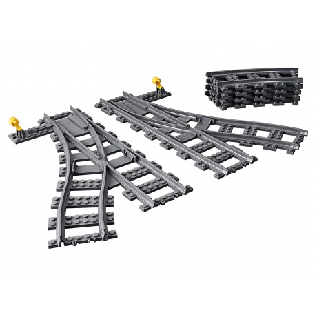 Конструктор LEGO City Дополнительные элементы для поезда 8 деталей - фото 9