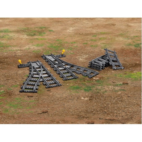 Конструктор LEGO City Дополнительные элементы для поезда 8 деталей - фото 10