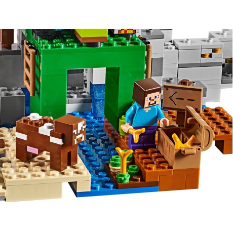 Конструктор LEGO Minecraft Шахта крипера - фото 7