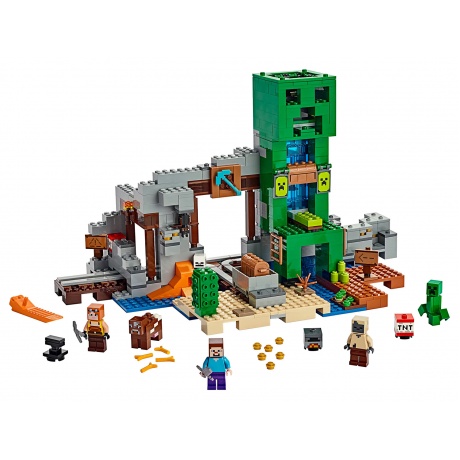 Конструктор LEGO Minecraft Шахта крипера - фото 10
