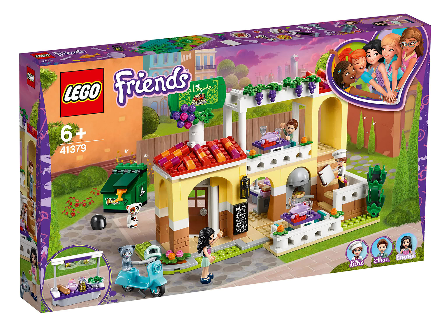 lego lego friends кинотеатр хартлейк сити Конструктор LEGO Friends Ресторан Хартлейк Сити