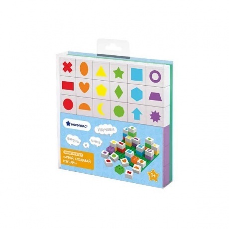 Конструктор "Фигуры" 37 деталей Нордпласт 480631 - фото 2